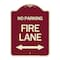 Signmission Colorado Fire Lane W/ Bidirectional Arrow Heavy-Gauge Aluminum Sign, 24" x 18", BU-1824-24255 A-DES-BU-1824-24255 - alternate 1